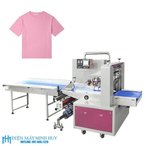 Máy đóng gói chăn ga quần áo kich thước túi lớn	(MHĐG-H40)