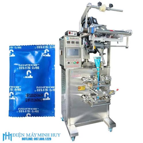 Máy đóng gói trục vít nghiêng hàn 4 biên (MHĐG-H30)